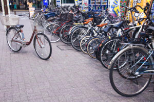 自転車置き場の写真